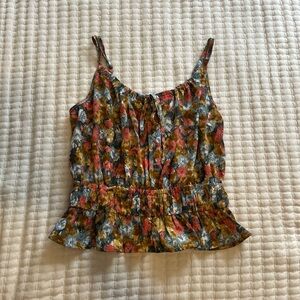Floral Sleeveless Top